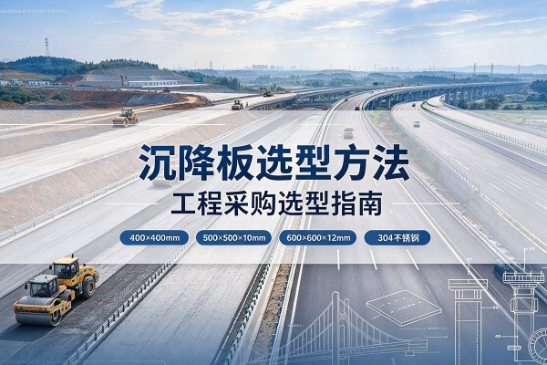 应城沉降板选择方法