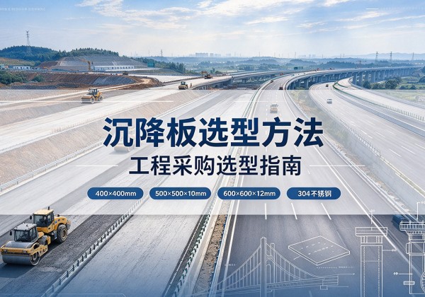 应城沉降板选择方法